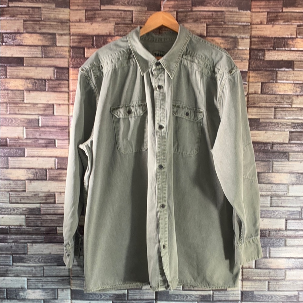EUC Levi's Men Size 2XL Army Green Urban Utility Shacket